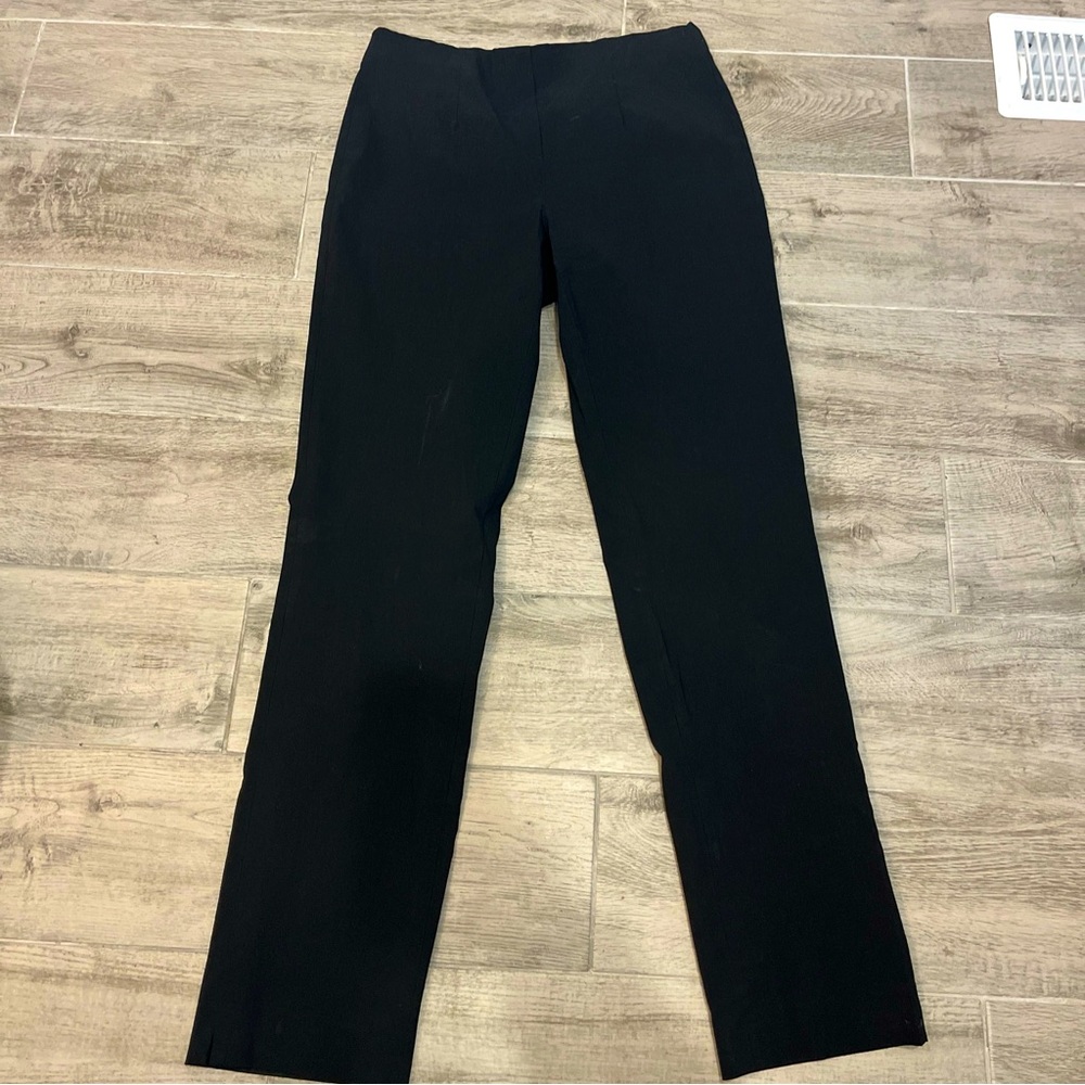 Lior Paris‎ Black Jannie Pull On Straight Leg Stretchy Pants Career Women’s